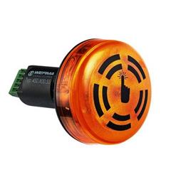 Acc.Comb.Buzzer 450 24vDC øM22,5 2:AMBER 80dB(A) LED IP65 Cont. Tone Panel Mount